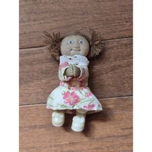 Vintage Cabbage patch clip on Doll Hugging 1980s